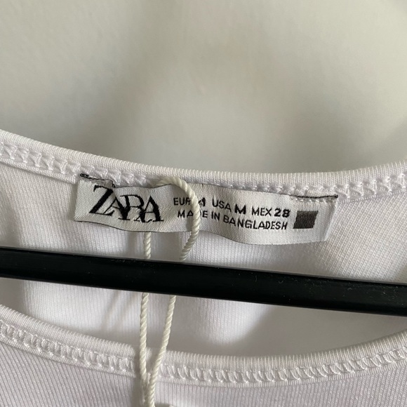 NWT Zara White Halter Neck Bodysuit - Picture 2 of 4